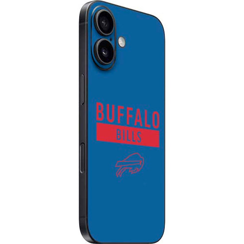 NFL Buffalo Bills Blue Performance Series iPhone 16 Plus Skin