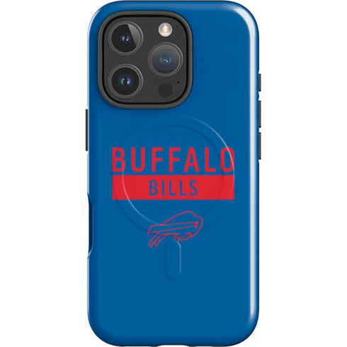 NFL Buffalo Bills Blue Performance Series iPhone 16 Pro Magsafe Impact Case