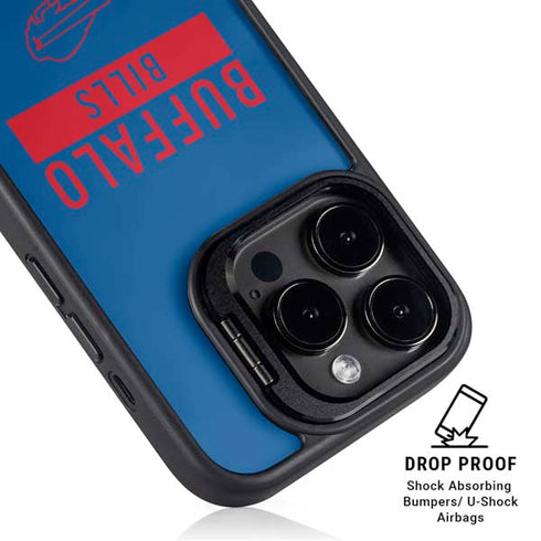 NFL Buffalo Bills Blue Performance Series iPhone 16 Pro Max Kickstand Case