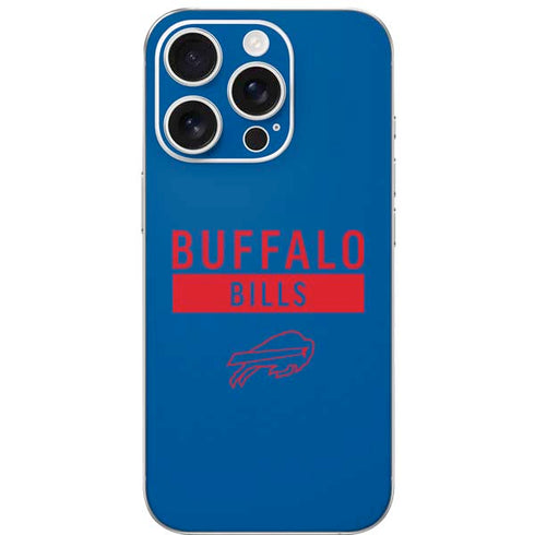 NFL Buffalo Bills Blue Performance Series iPhone 16 Pro Skin