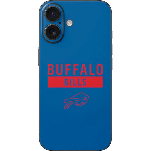 NFL Buffalo Bills Blue Performance Series iPhone 16 Skin