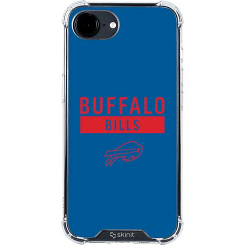 NFL Buffalo Bills Blue Performance Series iPhone 16e Clear Case