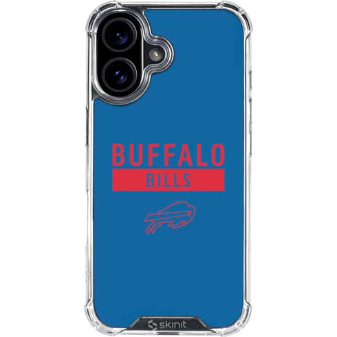 NFL Buffalo Bills Blue Performance Series iPhone 17 Clear Case