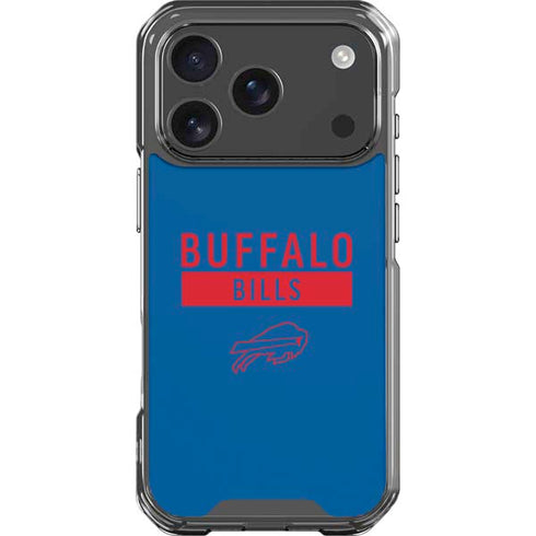 NFL Buffalo Bills Blue Performance Series iPhone 18 Pro Clear Case