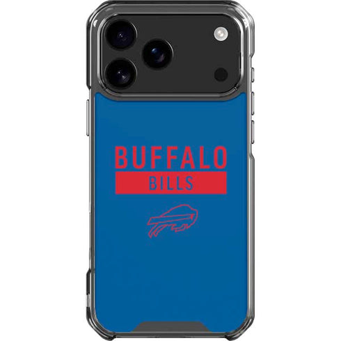 NFL Buffalo Bills Blue Performance Series iPhone 18 Pro Max Clear Case