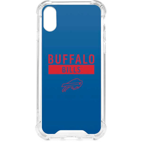 NFL Buffalo Bills Blue Performance Series iPhone XS Clear Case