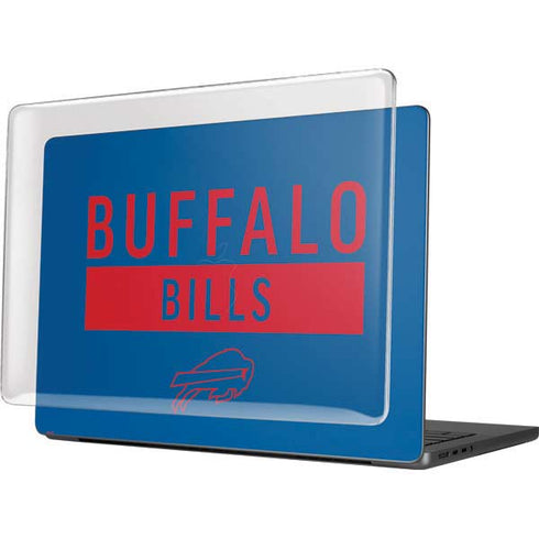 NFL Buffalo Bills Blue Performance Series MacBook Pro 14in (2021-24) Case plus Skin