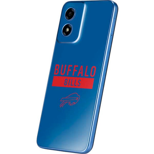 NFL Buffalo Bills Blue Performance Series Moto G Play 4G (2024) Skin