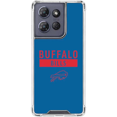 NFL Buffalo Bills Blue Performance Series Moto G Stylus 5G (2025) Clear Case