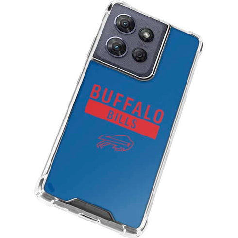 NFL Buffalo Bills Blue Performance Series Moto G Stylus 5G (2025) Clear Case