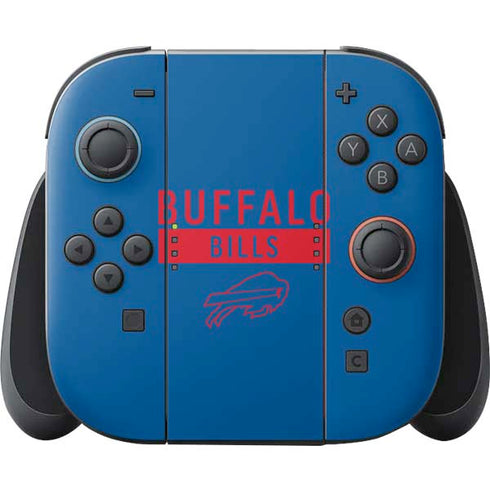 NFL Buffalo Bills Blue Performance Series Nintendo Switch 2 (2025) Joy-Con Controller Skin