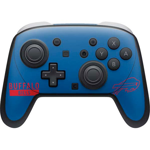 NFL Buffalo Bills Blue Performance Series Nintendo Switch 2 (2025) Pro Controller Skin