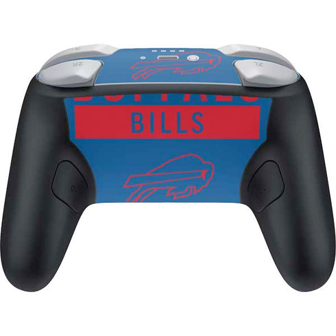 NFL Buffalo Bills Blue Performance Series Nintendo Switch 2 (2025) Pro Controller Skin