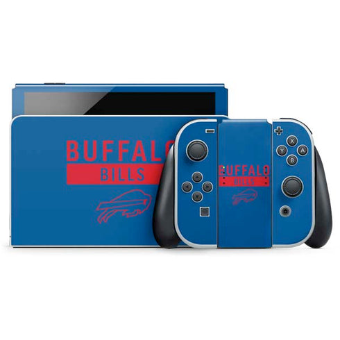 NFL Buffalo Bills Blue Performance Series Nintendo Skins