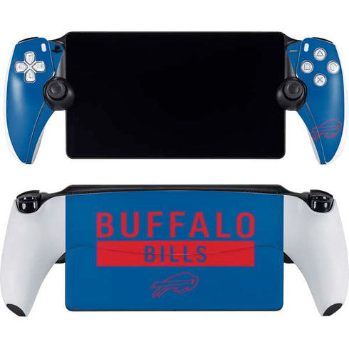 NFL Buffalo Bills Blue Performance Series PlayStation Portal Remote Player Skin
