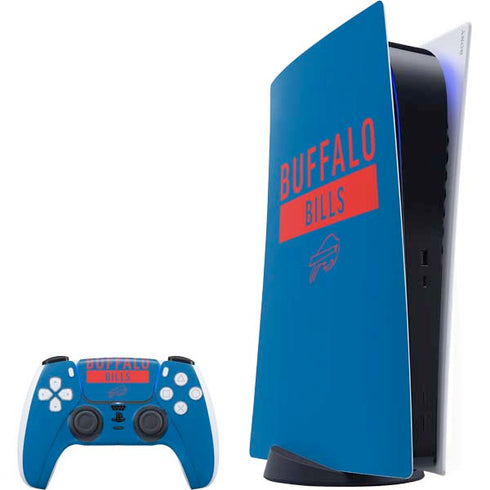 NFL Buffalo Bills Blue Performance Series PlayStation PS5 Skins