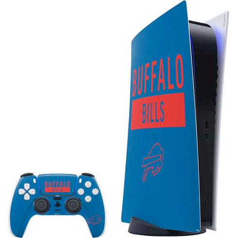 NFL Buffalo Bills Blue Performance Series PlayStation PS5 Skins