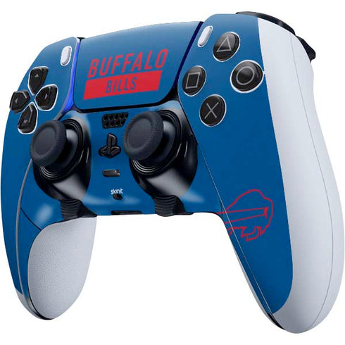 NFL Buffalo Bills Blue Performance Series PS5 DualSense Edge Pro Controller Skin