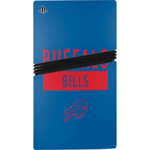 NFL Buffalo Bills Blue Performance Series PS5 Pro Console Skin