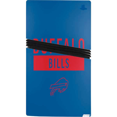 NFL Buffalo Bills Blue Performance Series PS5 Pro Console Skin