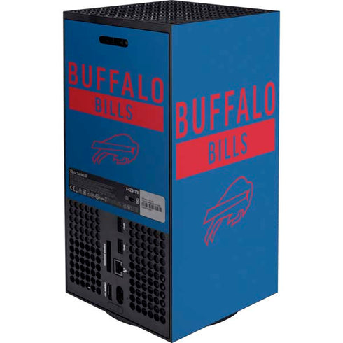 NFL Buffalo Bills Blue Performance Series XBox Series X Digital Edition Bundle Skin