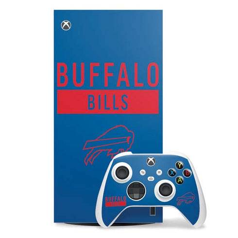 NFL Buffalo Bills Blue Performance Series Xbox Series X Skins