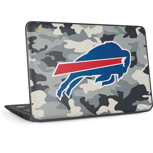 NFL Buffalo Bills Camo HP Chromebook Skin