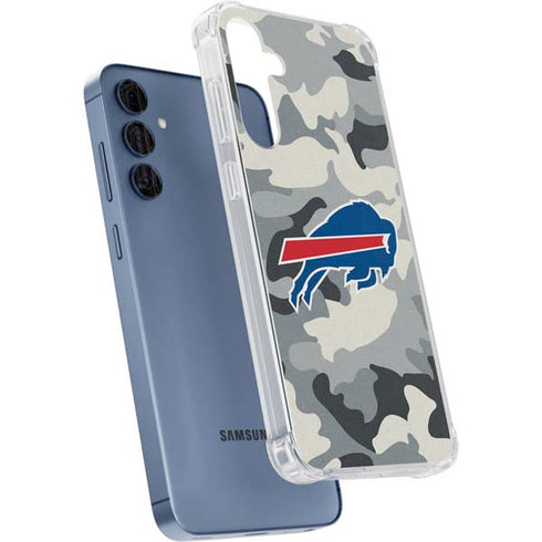 NFL Buffalo Bills Camo Galaxy A55 5G Clear Case