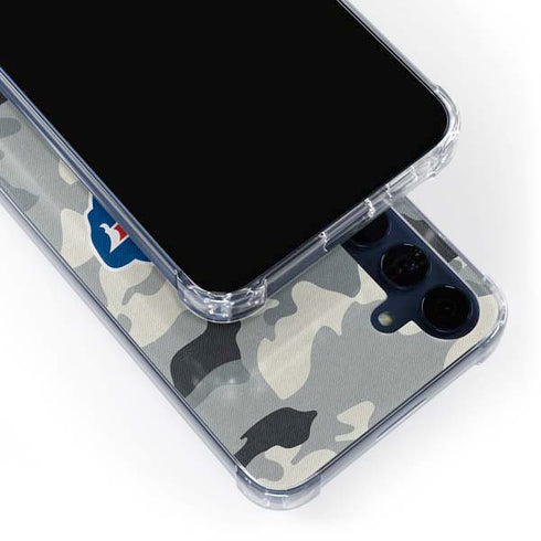 NFL Buffalo Bills Camo Galaxy A55 5G Clear Case