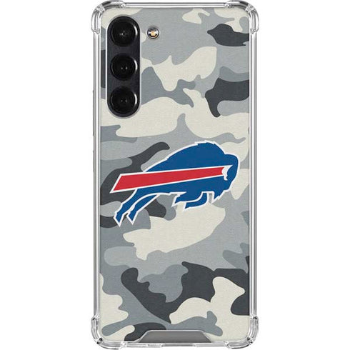NFL Buffalo Bills Camo Galaxy S24 FE Clear Case