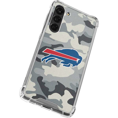 NFL Buffalo Bills Camo Galaxy S24 FE Clear Case