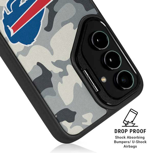 NFL Buffalo Bills Camo Galaxy S24 FE Kickstand Case