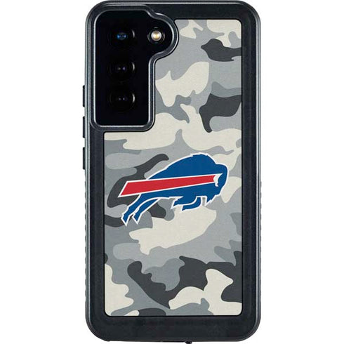 NFL Buffalo Bills Camo Galaxy S24 Waterproof Case