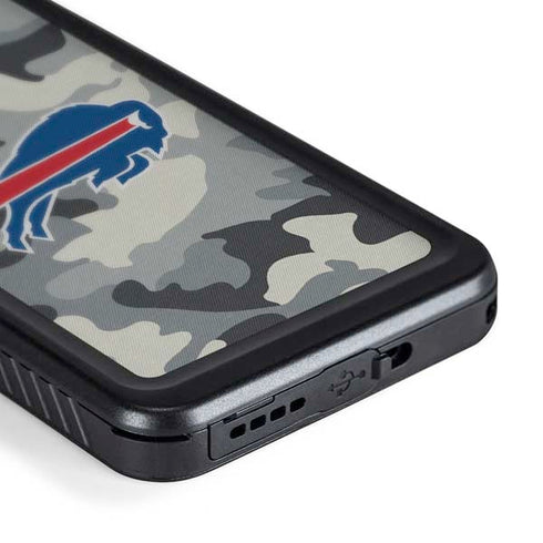 NFL Buffalo Bills Camo Galaxy S24 Waterproof Case