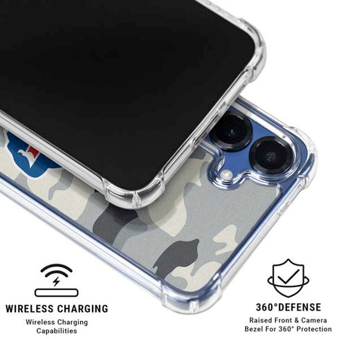 NFL Buffalo Bills Camo Galaxy S25 Clear Case