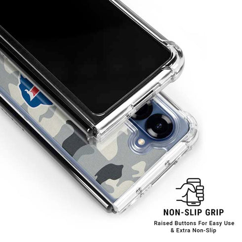 NFL Buffalo Bills Camo Galaxy Z Fold6 Clear Case