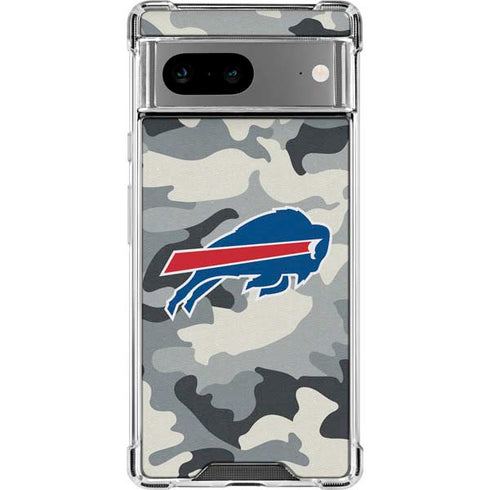 NFL Buffalo Bills Camo Google Pixel 8a Clear Case
