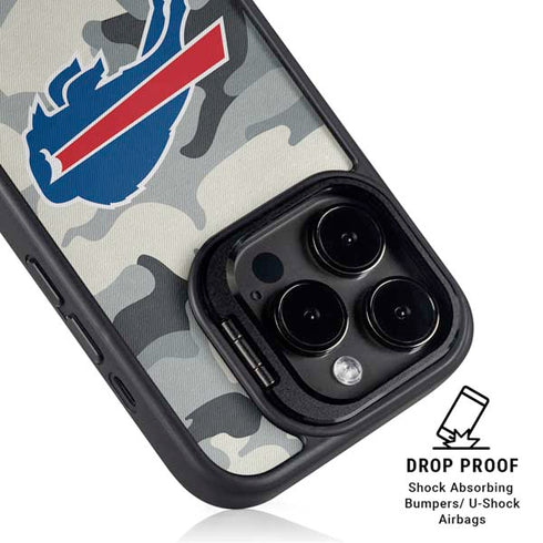 NFL Buffalo Bills Camo iPhone 13 Pro Max Kickstand Case