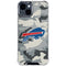 NFL Buffalo Bills Camo iPhone 15 Clear Case