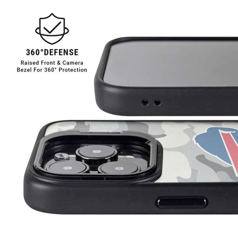 NFL Buffalo Bills Camo iPhone 15 Pro Kickstand Case