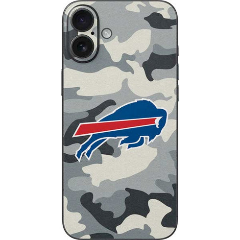 NFL Buffalo Bills Camo iPhone 16 Plus Skin