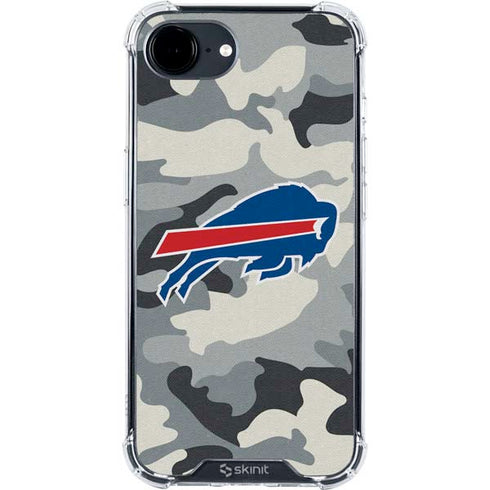 NFL Buffalo Bills Camo iPhone 16e Clear Case
