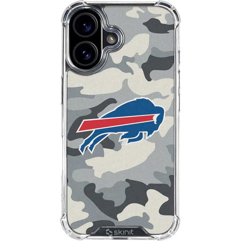 NFL Buffalo Bills Camo iPhone 17 Clear Case