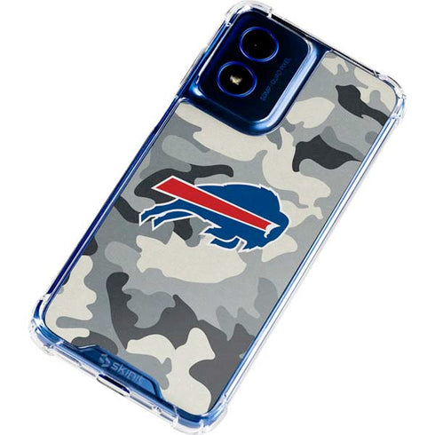 NFL Buffalo Bills Camo Moto G 5G (2024) Clear Case