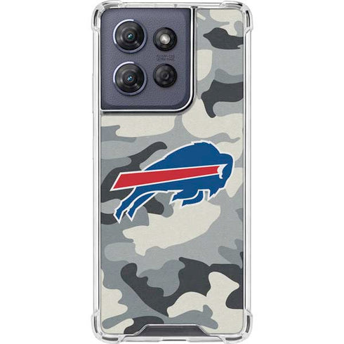 NFL Buffalo Bills Camo Moto G Play 5G (2025) Clear Case