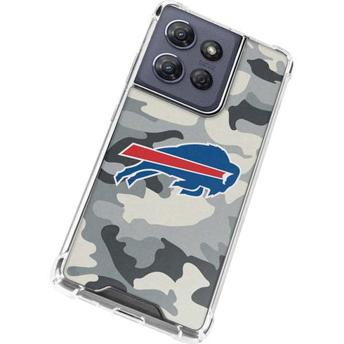NFL Buffalo Bills Camo Moto G Play 5G (2025) Clear Case