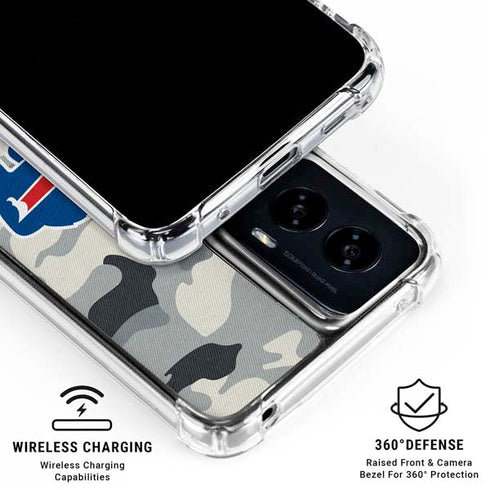 NFL Buffalo Bills Camo Moto G Power 5G (2024) Clear Case