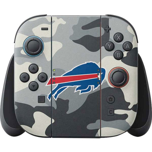 NFL Buffalo Bills Camo Nintendo Switch 2 (2025) Joy-Con Controller Skin