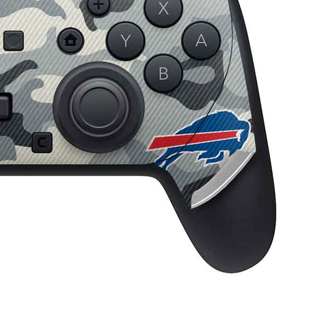 NFL Buffalo Bills Camo Nintendo Switch 2 (2025) Pro Controller Skin