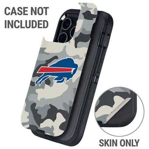 NFL Buffalo Bills Camo Otterbox Defender iPhone Skin